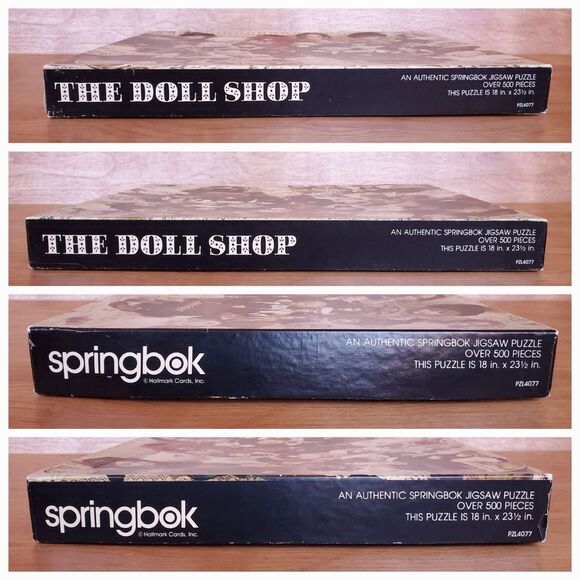 Creepy Doll Puzzle Vintage Springbok The Doll Shop Antique Toys 500 Complete - Picture 4 of 14